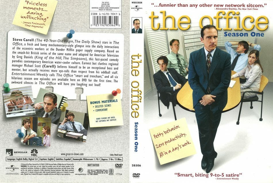 The Office Season One, DVD