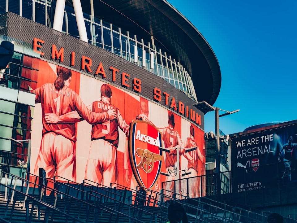 Emirates Stadium during day Emirates Stadium during day