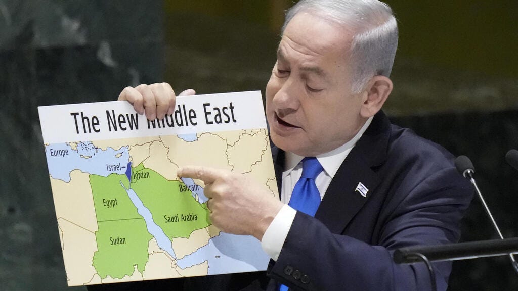Germany, U.S. slam Netanyahu's Middle East map presented at UN Germany, U.S. slam Netanyahu's Middle East map presented at UN