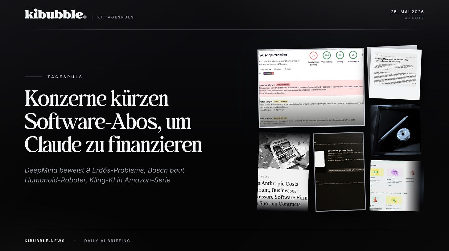 Konzerne kürzen Software-Abos und finanzieren damit Claude