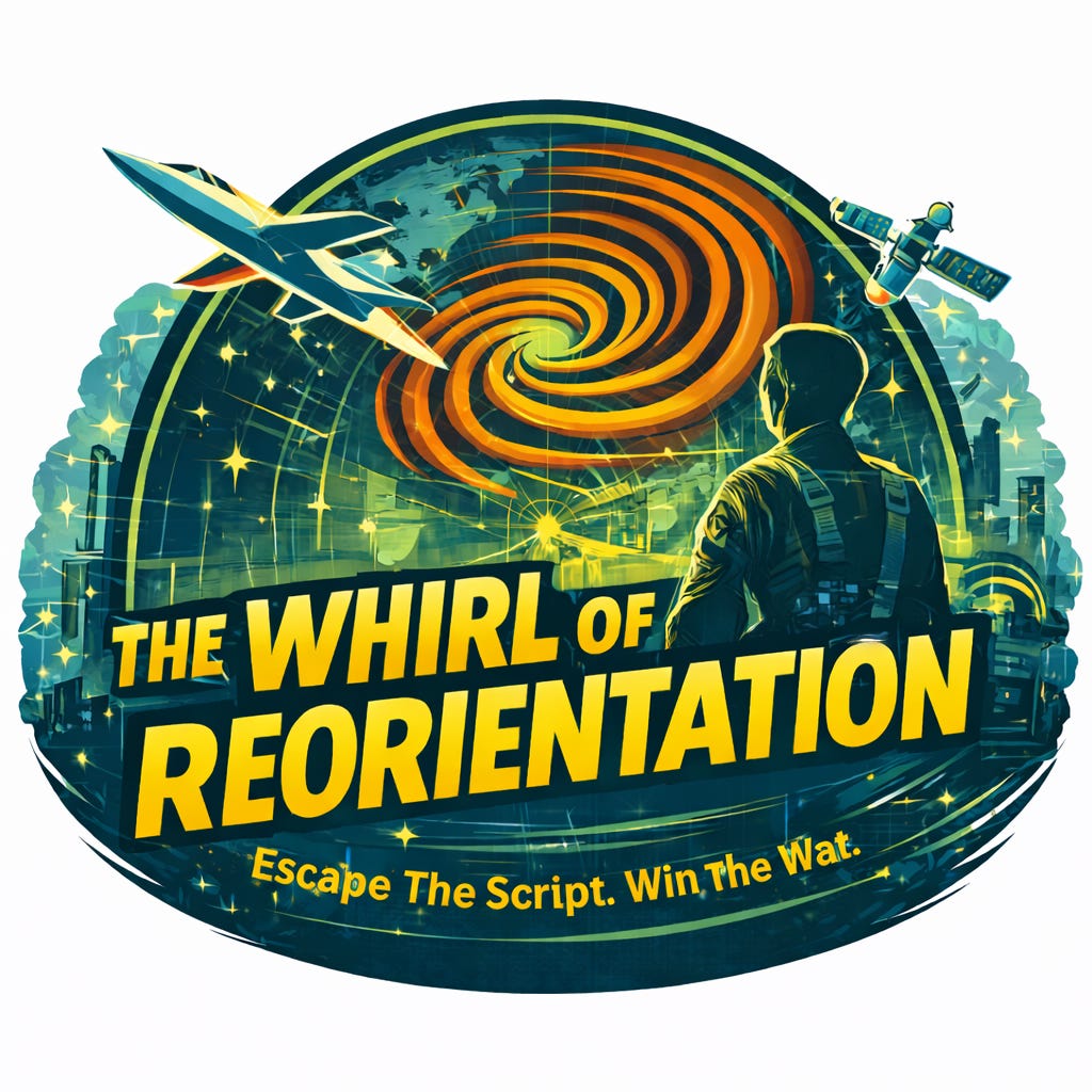 The Whirl of ReOrientation: Escape the Script. Win the War.
