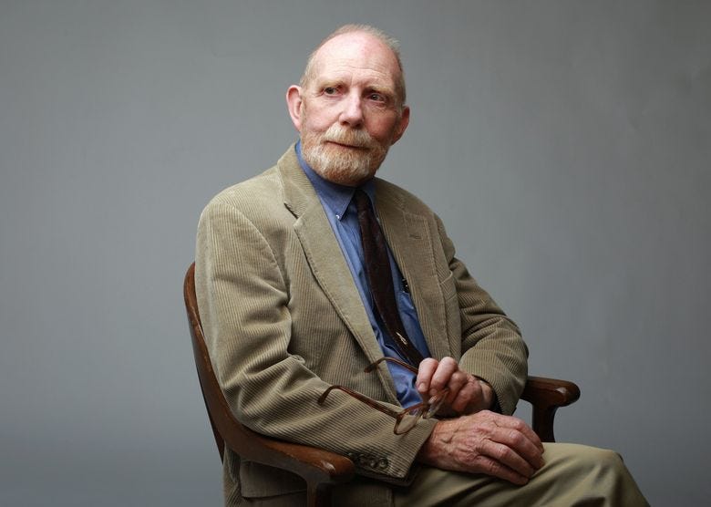Ivan Doig (John Lok/The Seattle Times)