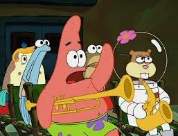 Is mayonnaise an instrument? No Patrick, mayonnaise is not an instrument.  Horseradish is not an instrument, either. [It was 20 years ago today, Sgt.  Squidward taught the band to play in the