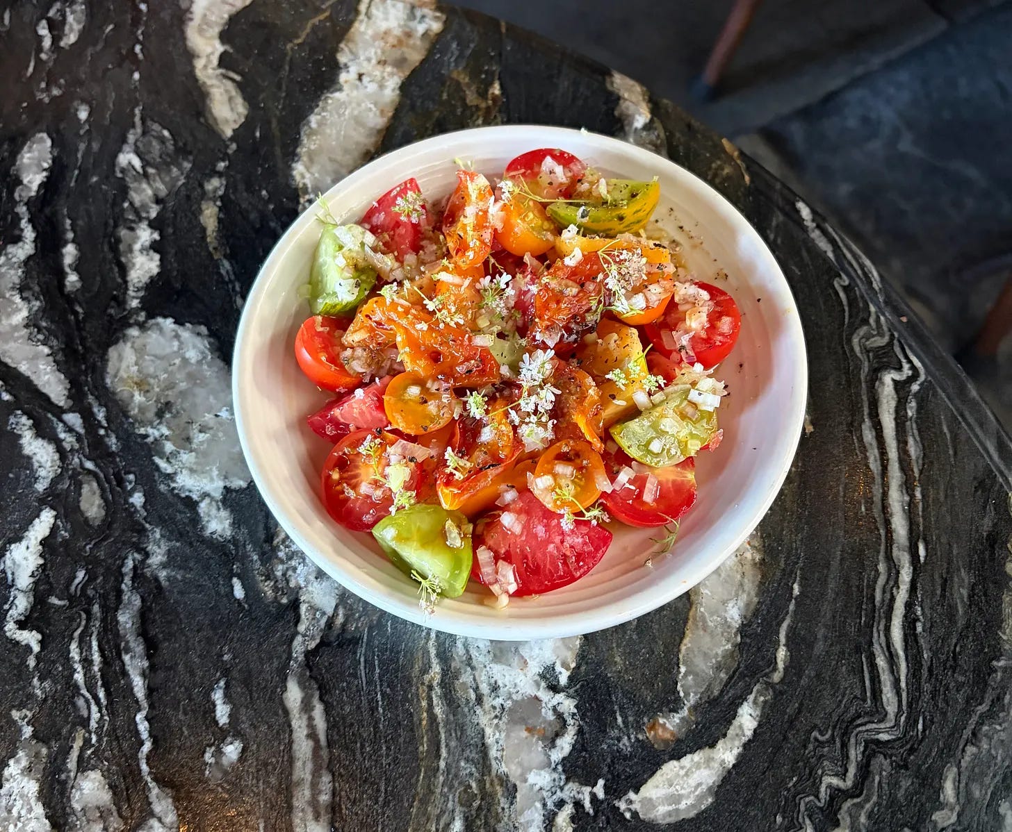 The perfect summer tomato salad