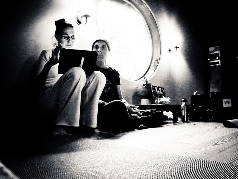 Sharon Gannon and David ife