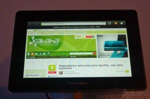 Blackberry Playbook tablet