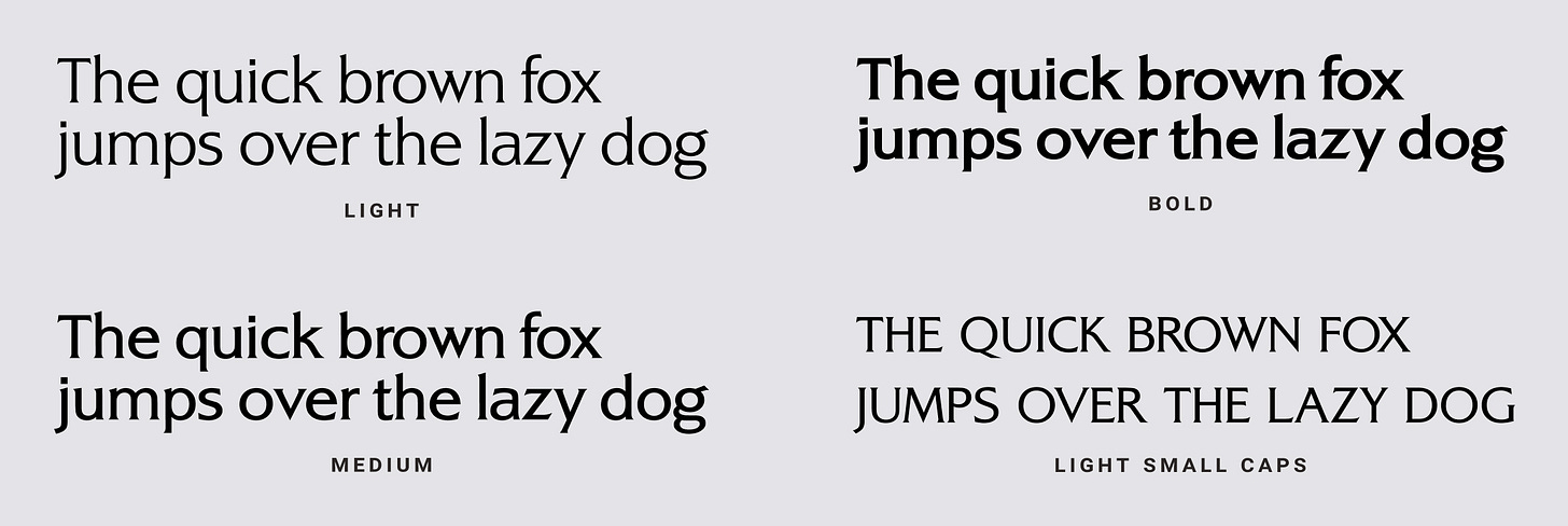 alexon font weights