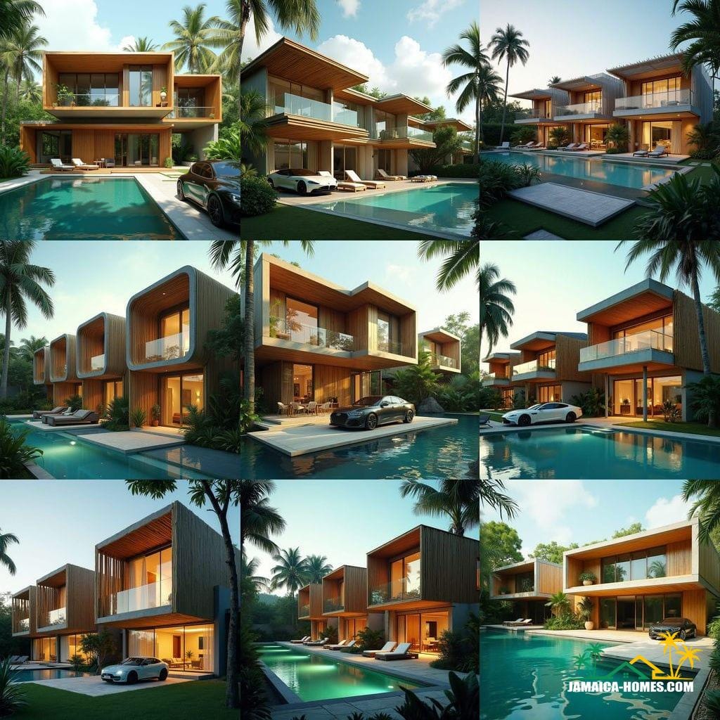 Beatiful modern h bamboo home in jamaica