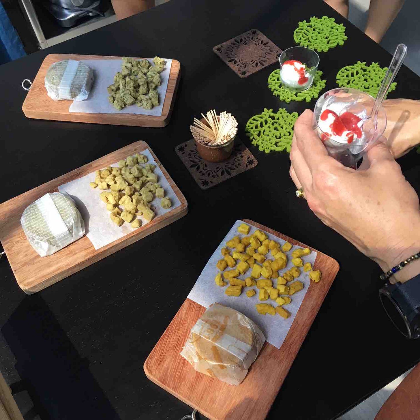 vegan cheese tasting