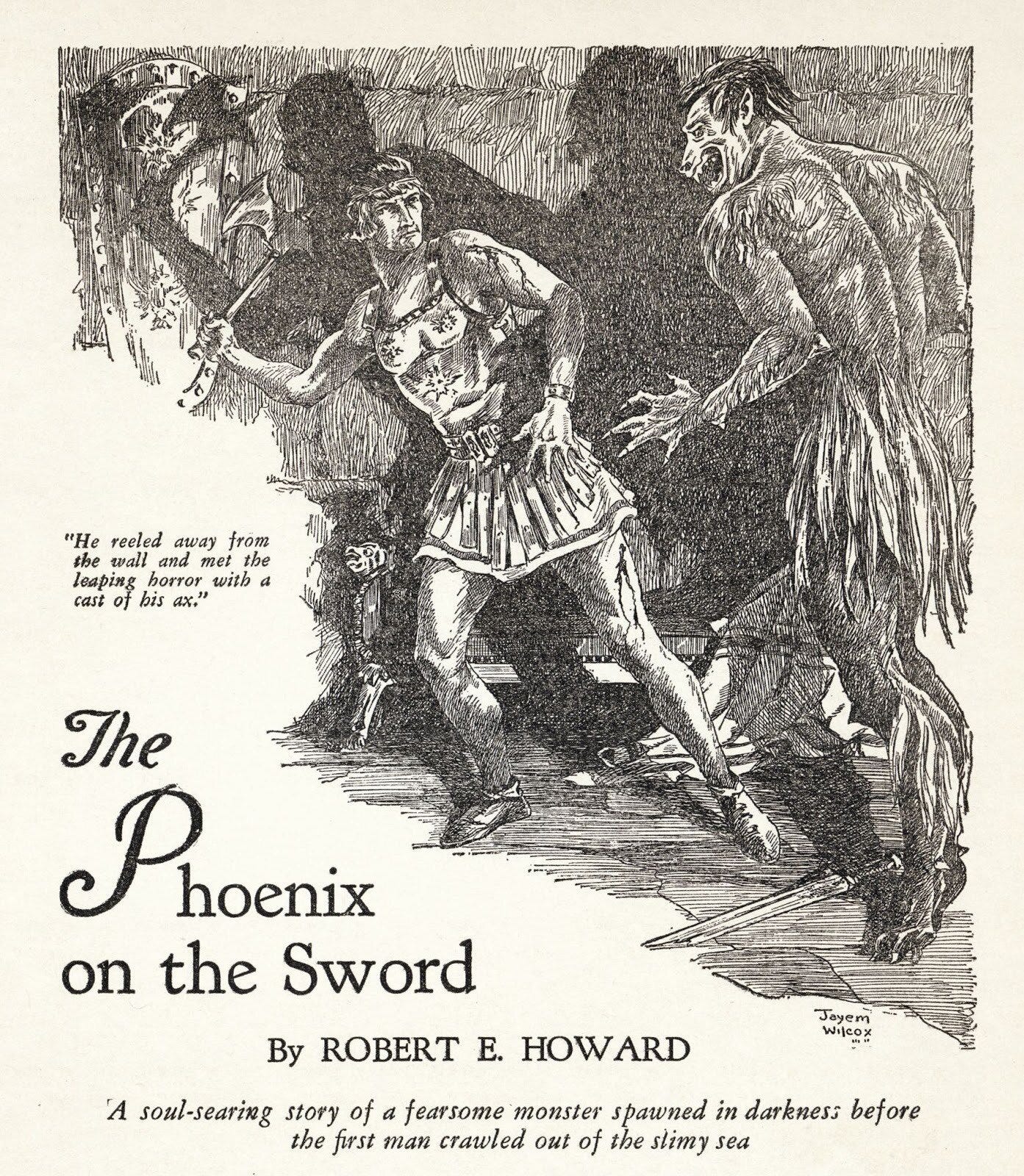 1932, The Year of Conan: Sword and Sorcery and Historical Pessimism — DMR  Books