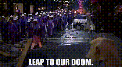 YARN | Leap to our doom. | Mighty Morphin Power Rangers: The Movie (1995) |  Video clips by quotes | 6f9e83a6 | 紗