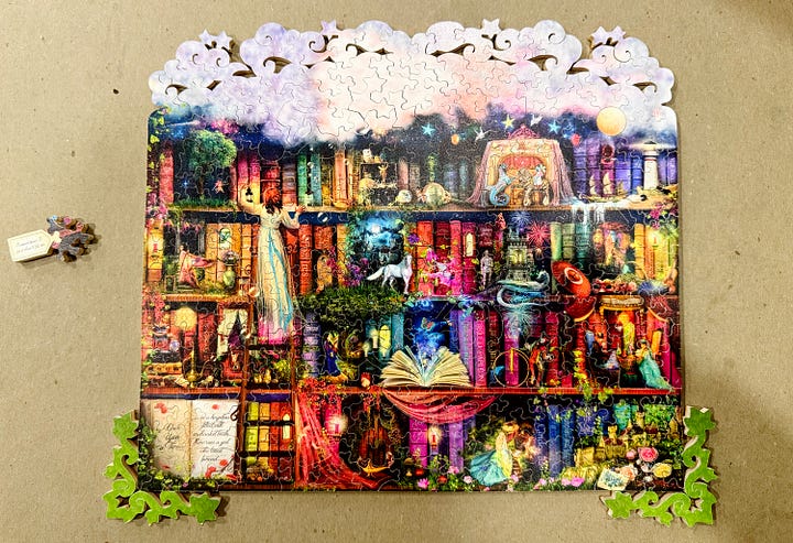 puzzles completed by Tyler Knott Gregson and Sarah Linden Gregson