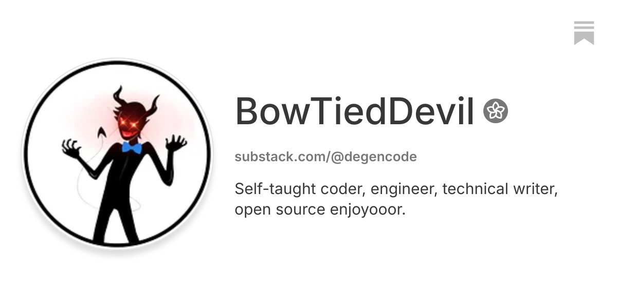 BowTiedDevil | Substack