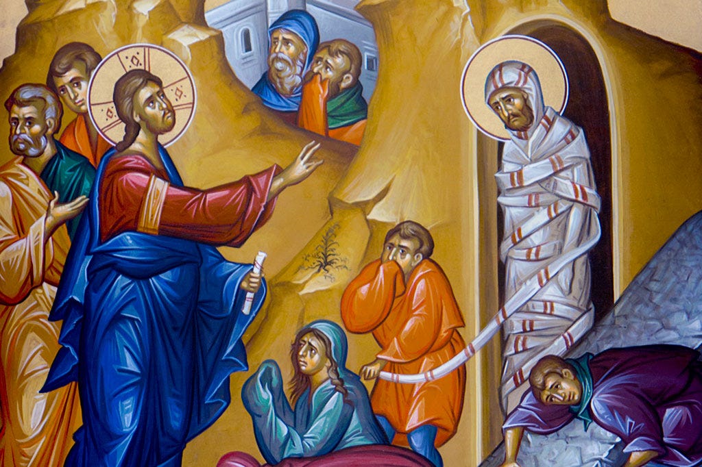 The Raising Of Lazarus From The Dead » Saint John the Evangelist Orthodox  Church