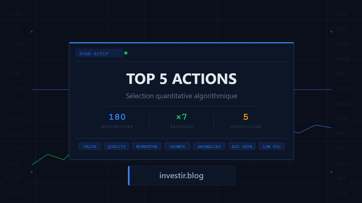 Top 5 des actions en avril 2026