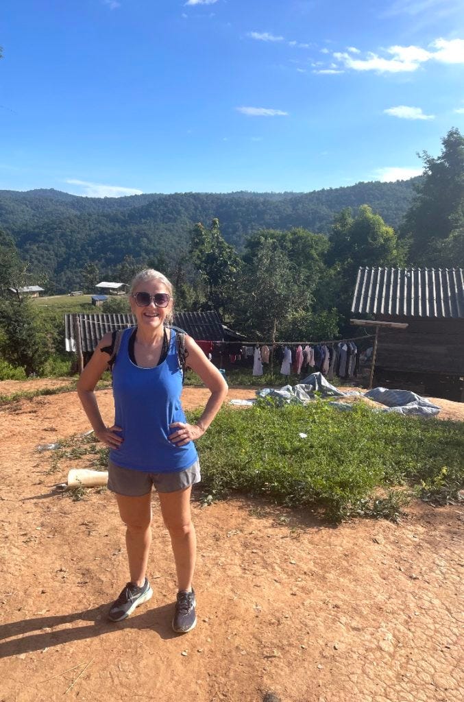 After the hike in Chiang Mai