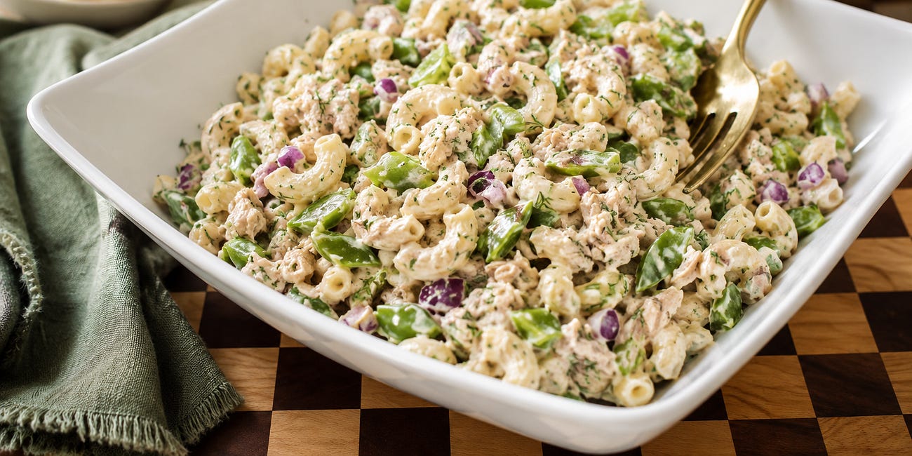 Creamy Lemon Dill Tuna Pasta Salad (And Why I Ditched the Celery)