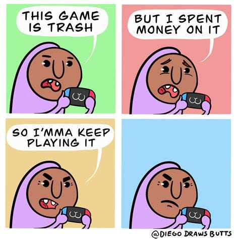 Animal Crossings: Sunk Cost Fallacy : r/funny