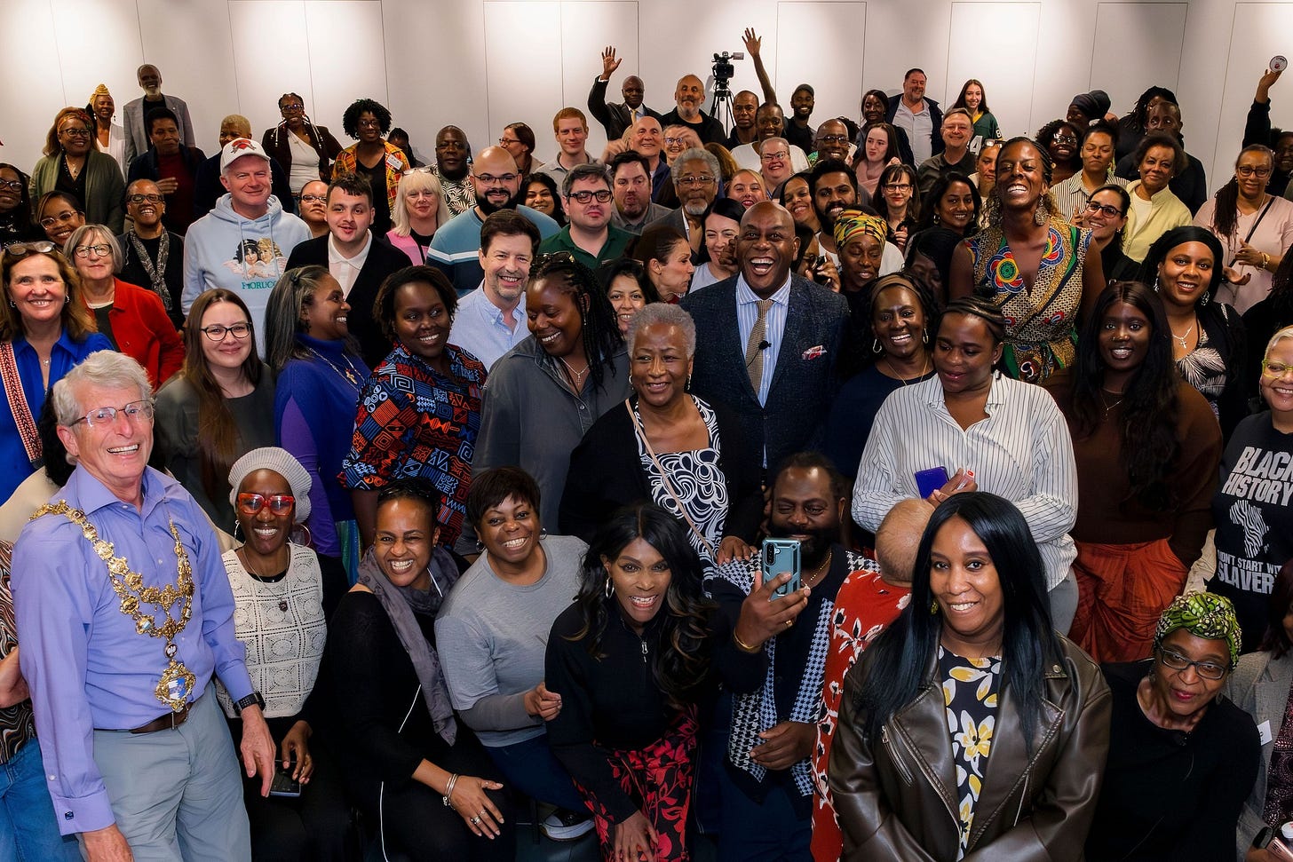 May be an image of one or more people and crowd