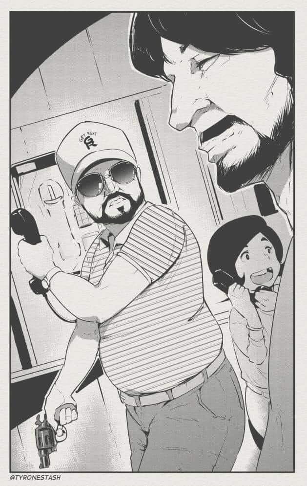 May be an illustration of one or more people and beard