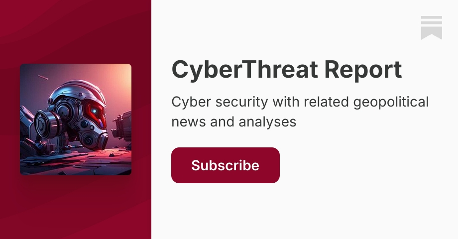 Security awareness | CyberThreat Report | Ferenc Frész | Substack