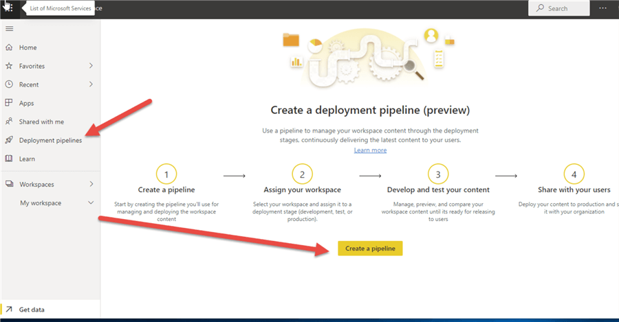 create a deployment pipeline