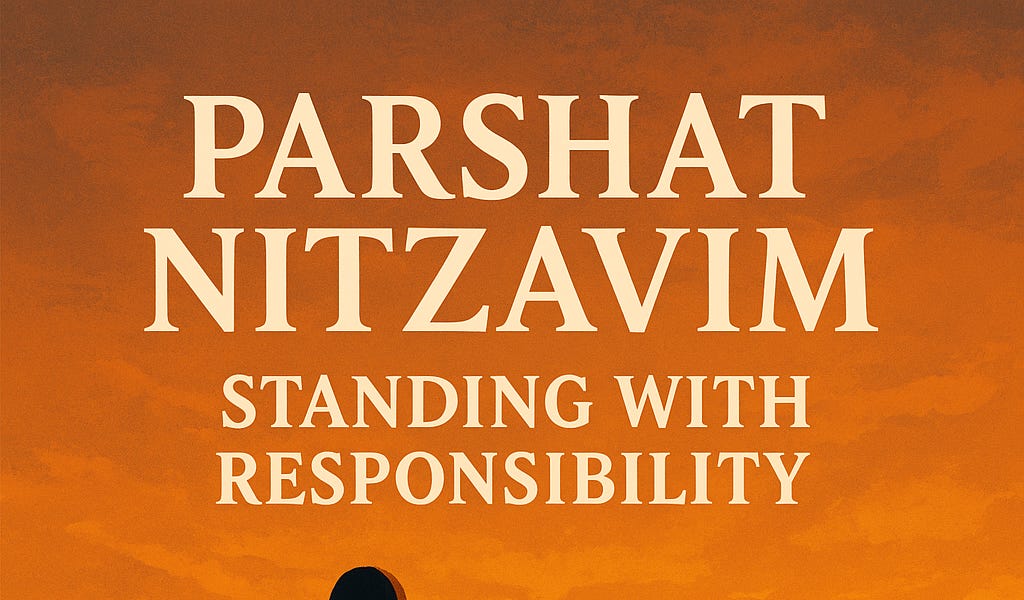 Parshat Nitzavim: Standing With Responsibility