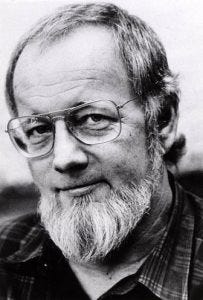 Photo of Donald Barthelme.