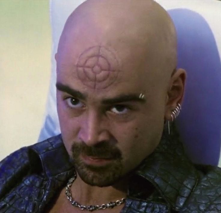 N°10 - Daredevil - 2003 - Colin Farrell as Lester Poindexter / Bullseye (le  Tireur)