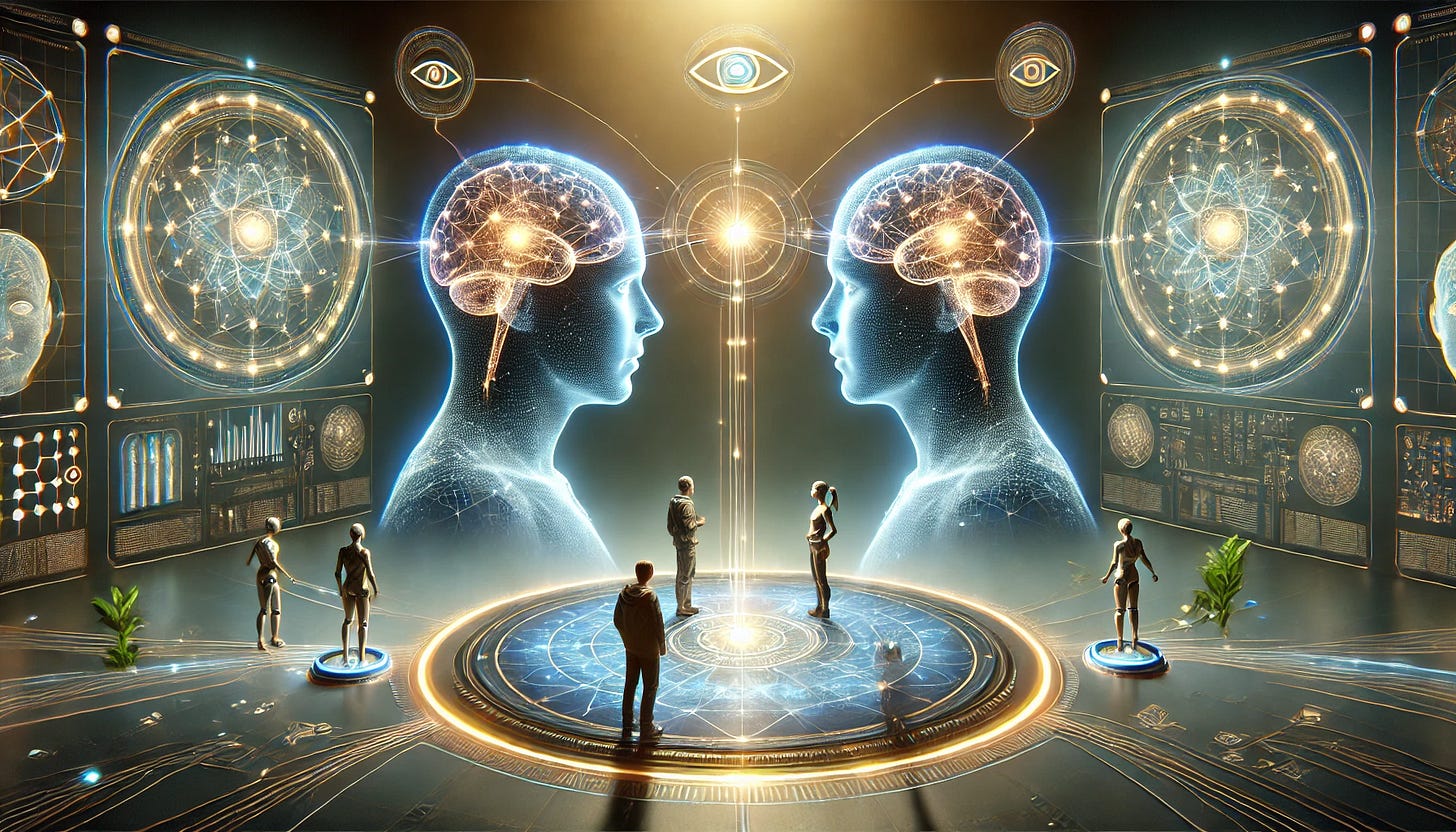 Telepathy Three Synthetic Telepathy Communicator Technology (envisioned by AI)