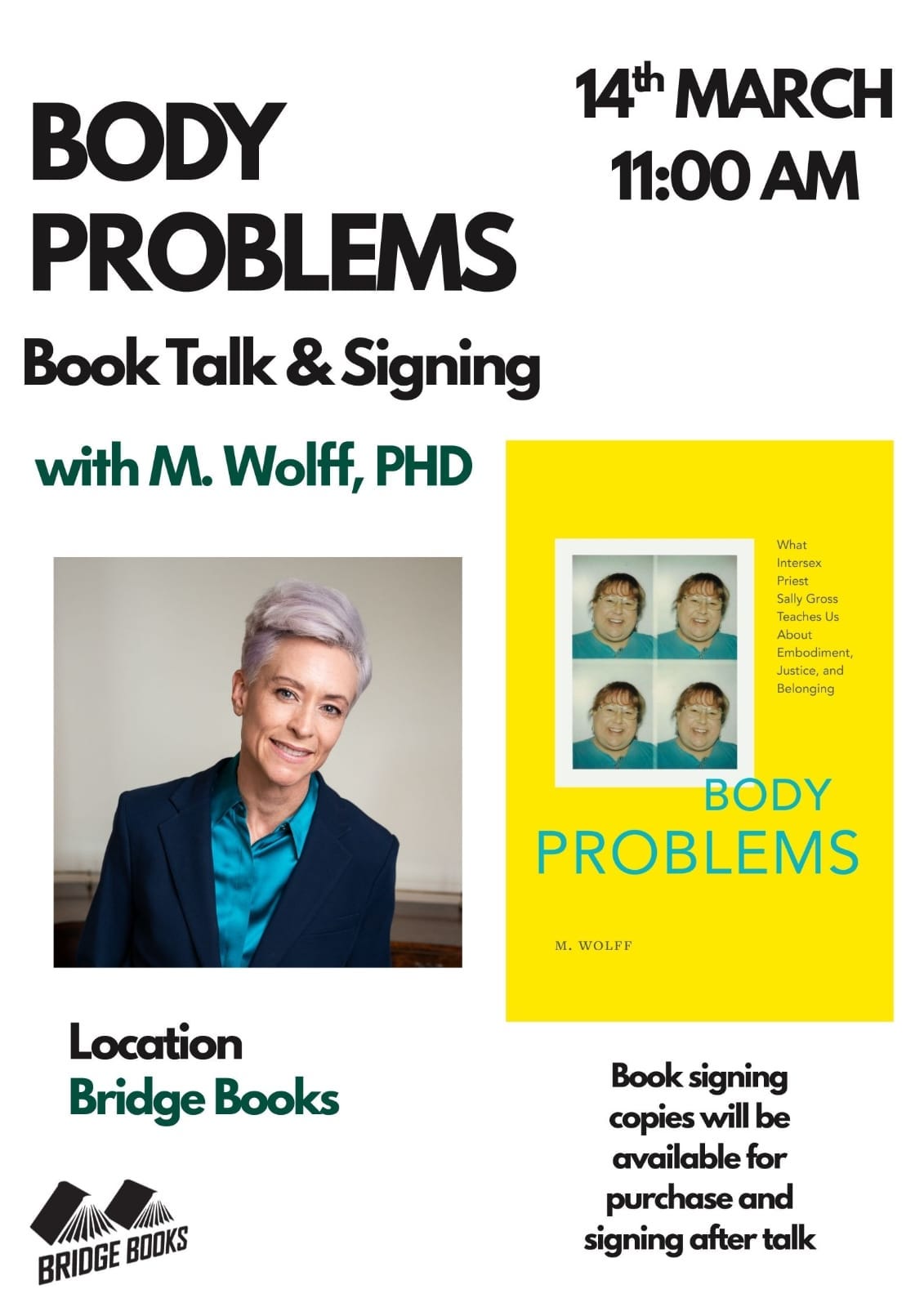 Body Problems Book Launch – Bridge Books