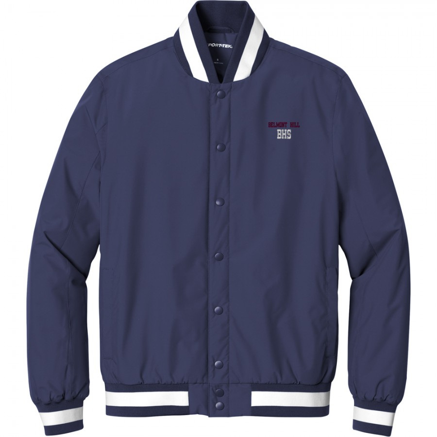 BELMONT HILL SCHOOL BHS Sport-Tek Insulated Letterman Jacket