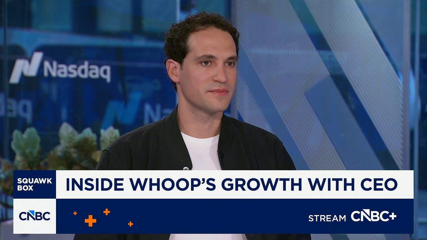 WHOOP CEO Will Ahmed on $575M funding round: It's time to expand globally