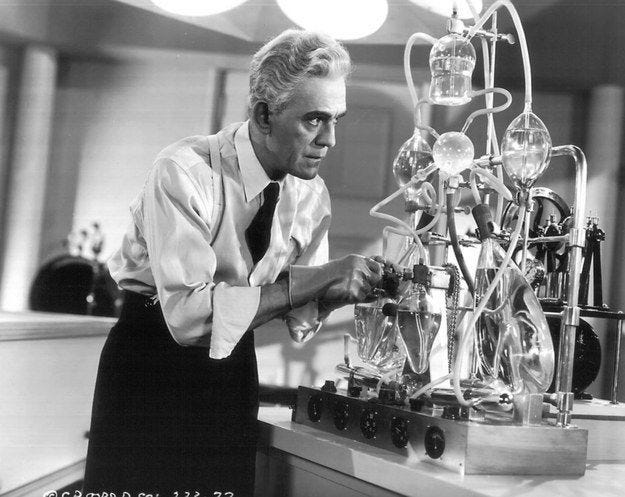13 Must-Watch Horror Films From The Late 1930s | Mad scientist lab, Mad ...