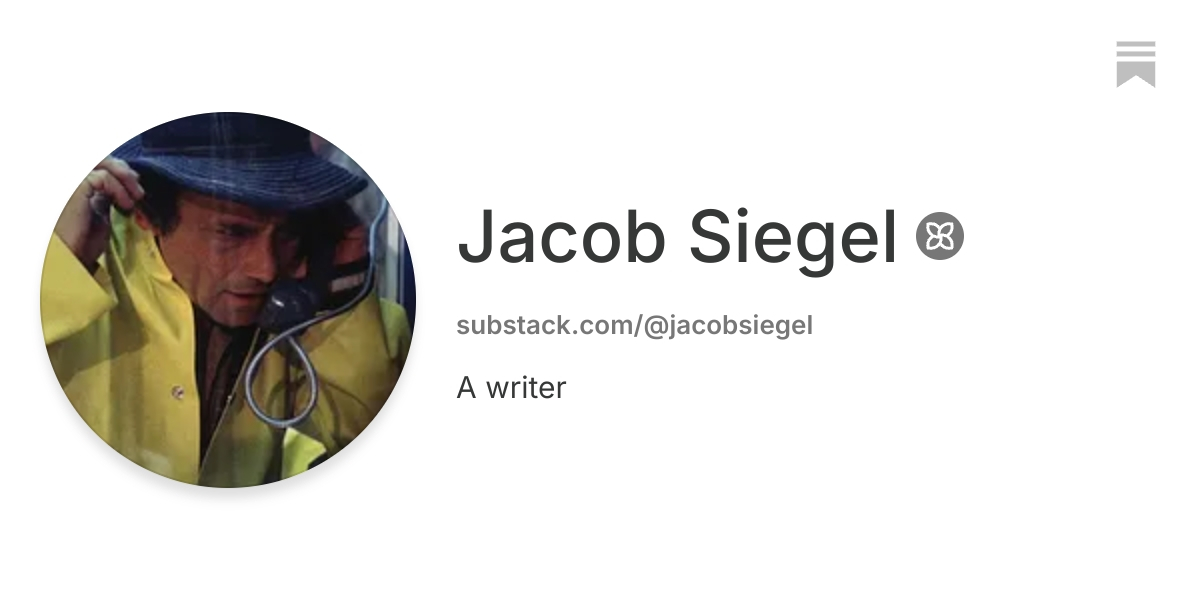 Jacob Siegel | Substack