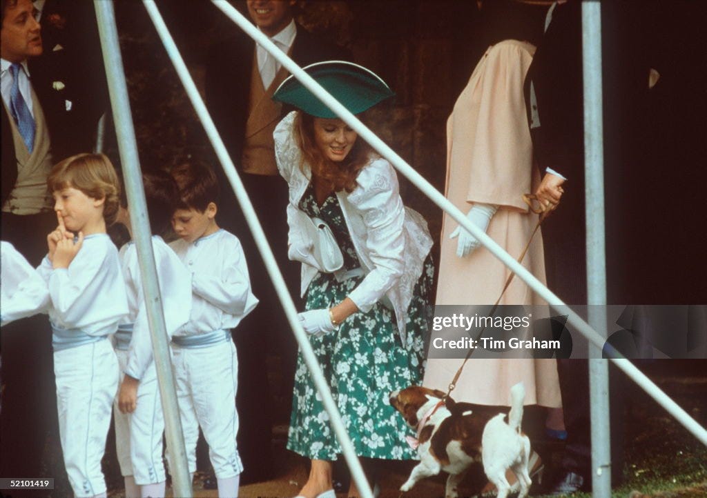 Sarah Ferguson At Wedding