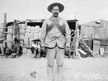 Pancho Villa's index finger was bent from years of gunfights. Pancho Villa's index finger was bent from years of gunfights.