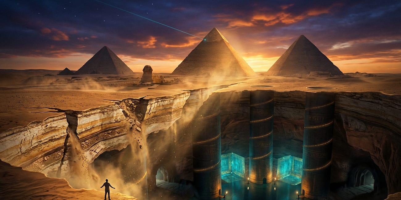 What Was Found Under the Pyramids Could Rewrite 12,000 Years of History - Infographic