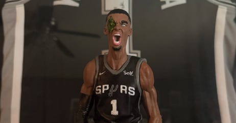 LOOK: San Antonio figure creator reveals new Spurs' Wembanyama