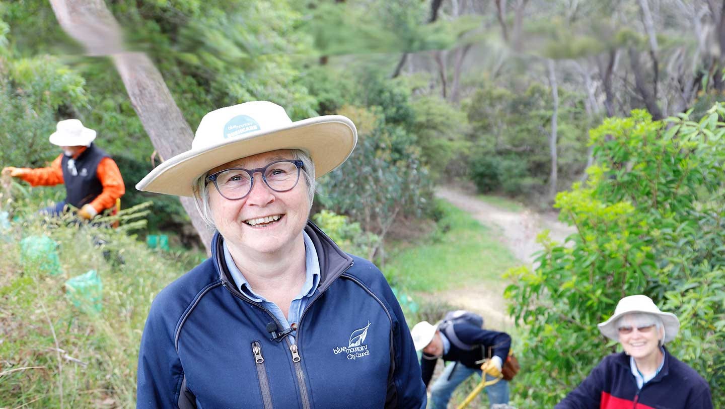 Volunteers for Bushcare. 