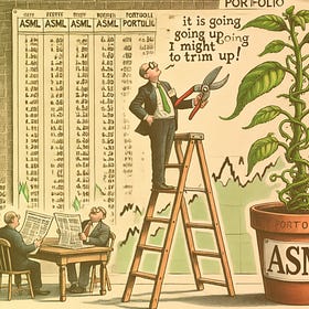 I will trim ASML when it gets to this price