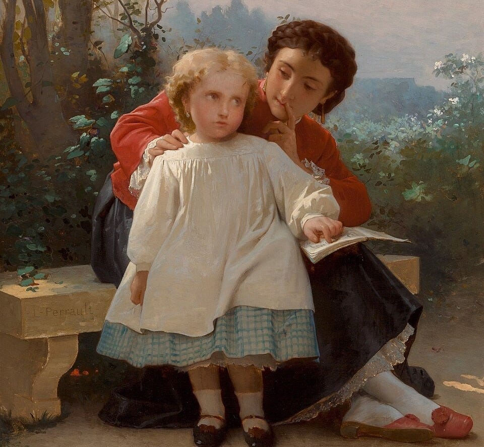 File:A reading lesson (1866), by Leon Basile Perrault.jpg File:A reading lesson (1866), by Leon Basile Perrault.jpg
