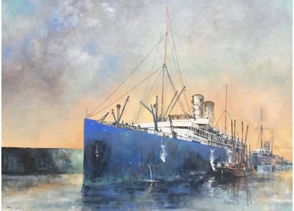 A picture containing outdoor, boat

Description automatically generated