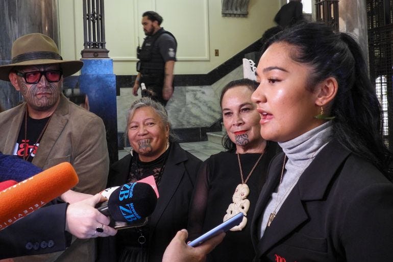 New Zealand to debate suspensions of Maori legislators over protest haka