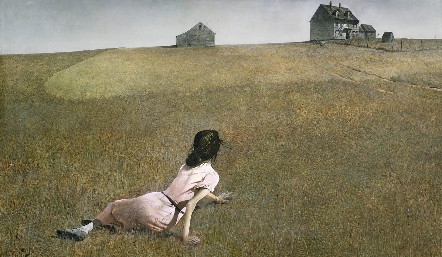 I built the ground thinking of her': the story of Andrew Wyeth's 'Christina's World' | Aeon Videos I built the ground thinking of her': the story of Andrew Wyeth's 'Christina's World' | Aeon Videos