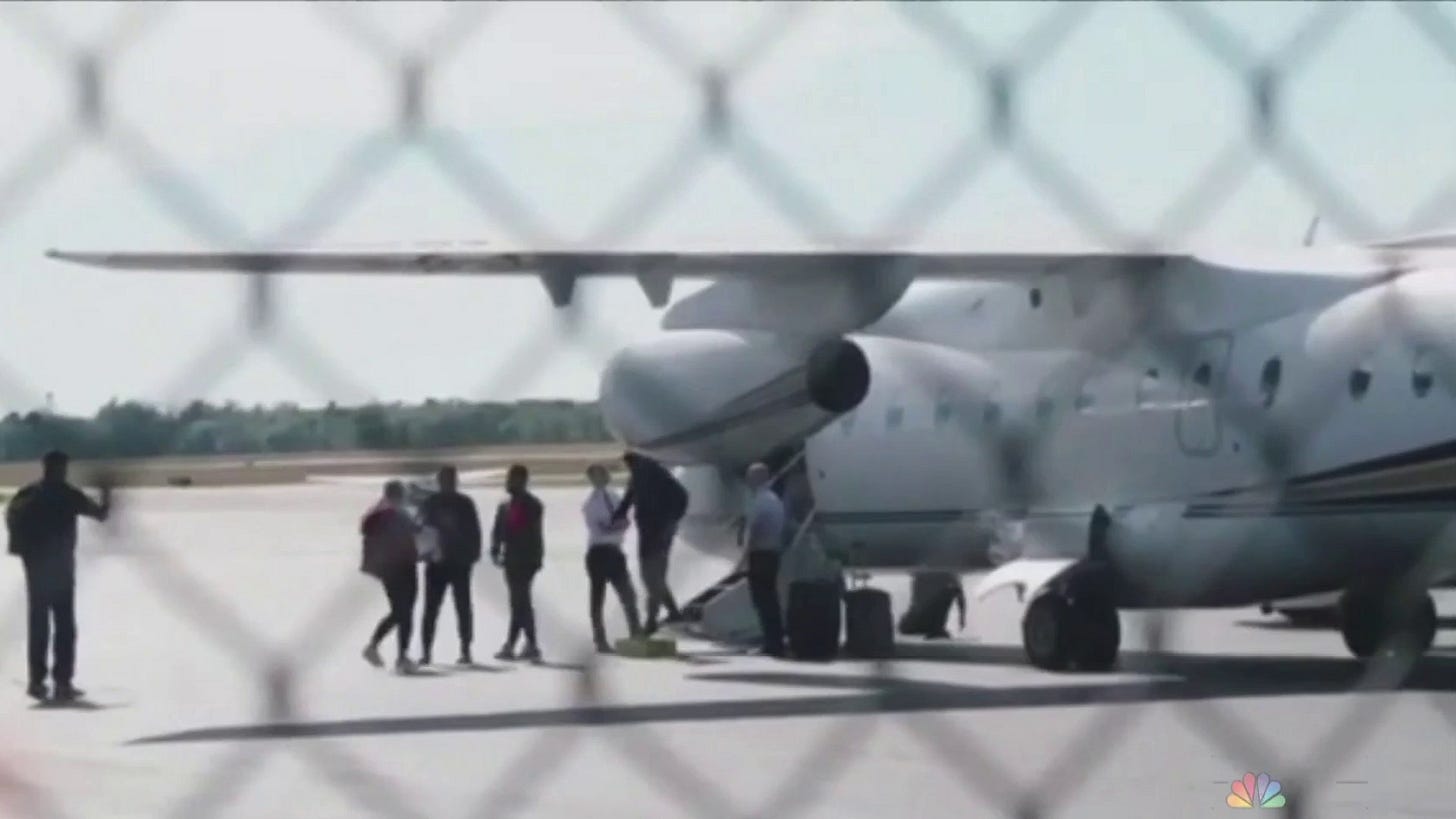 Migrants sent to Martha's Vineyard by DeSantis now going to Massachusetts  military base