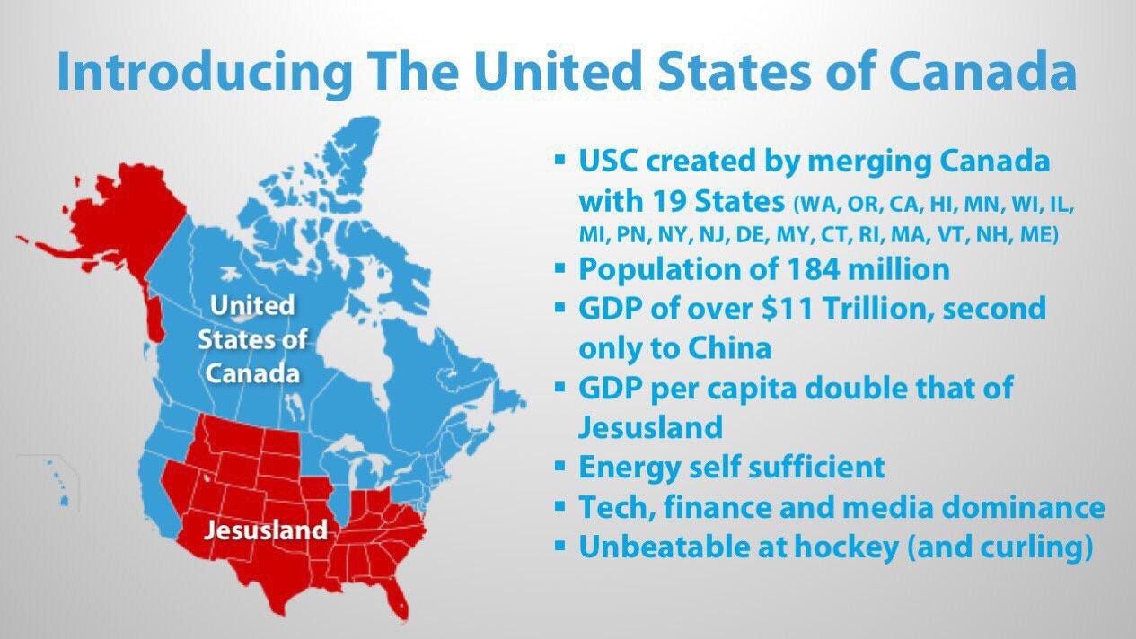 United States of Canada / Jesusland