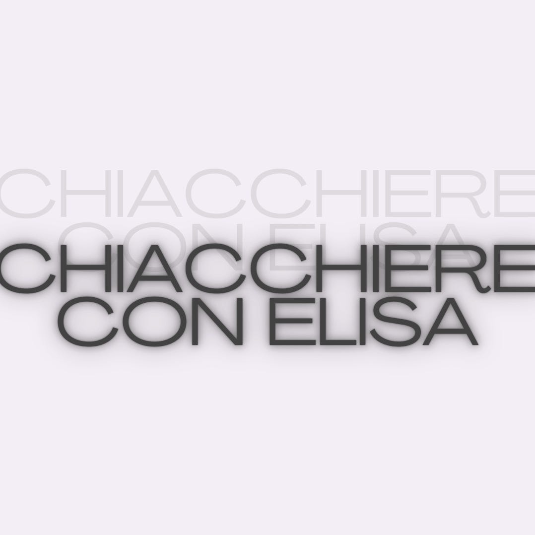 Chiacchiere con Elisa