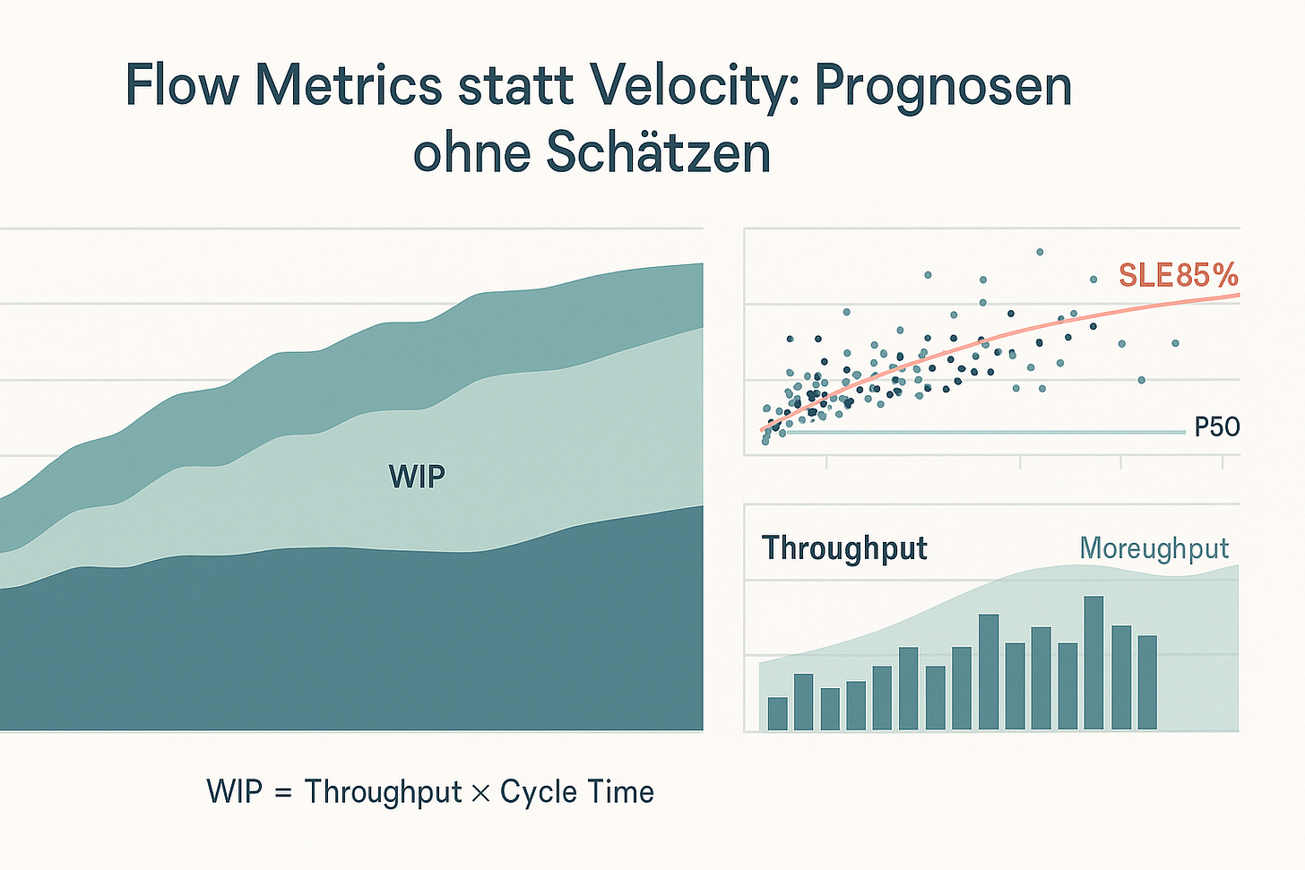 Flow Metrics statt Velocity Prognosen ohne Schätzen Flow Metrics statt Velocity Prognosen ohne Schätzen