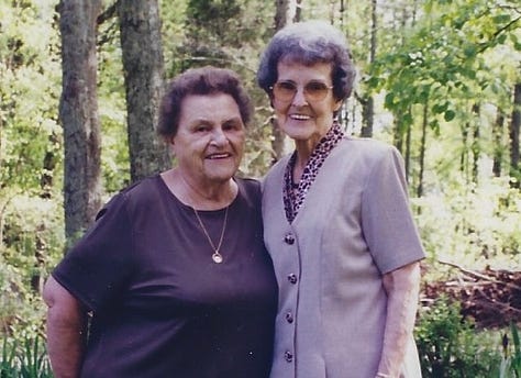 Older women from various generations.